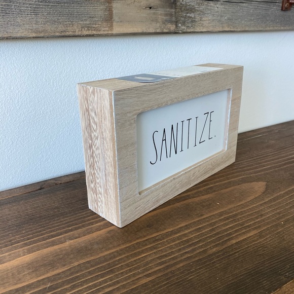 Rae Dunn Sanitize sign - Picture 2 of 3